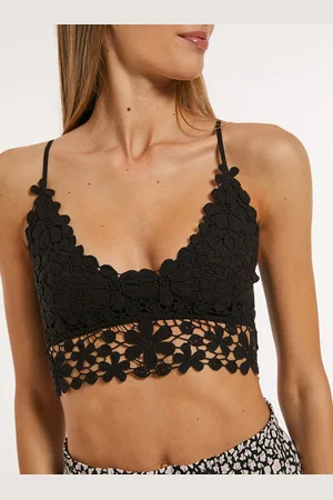 Alcott Top cropped in macramè