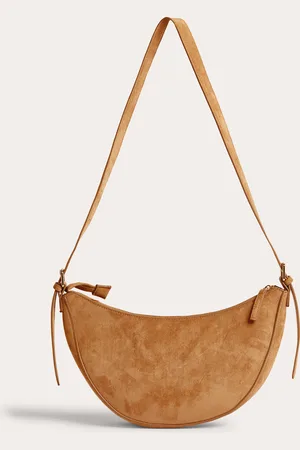 Alcott Borsa mezzaluna effetto suede