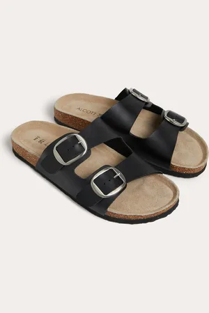 Alcott Sandali bassi effetto pelle con suola in suede