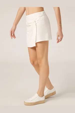 Alcott Skort in misto lino con nodo