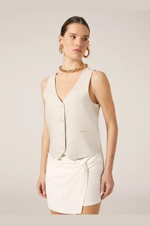 Alcott Gilet in misto lino