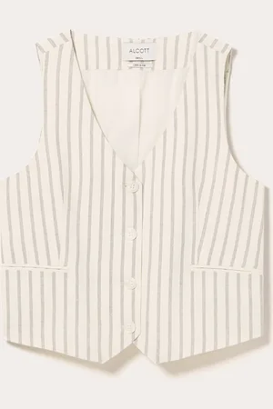 Alcott Gilet in misto lino