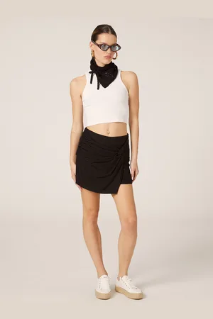 Alcott Skort in misto lino con nodo