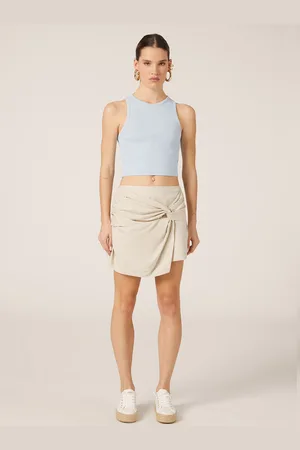 Alcott Skort in misto lino con nodo
