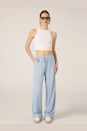 Alcott Pantaloni wide leg in misto lino