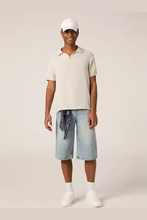 Alcott Polo in crepe con collo aperto