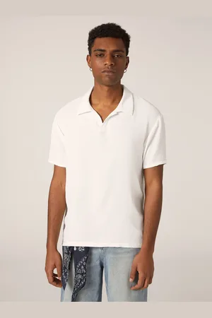 Alcott Polo in crepe con collo aperto