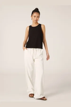 Alcott Canotta basic in misto lino