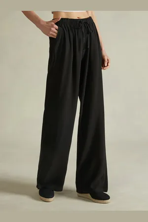 Alcott Pantaloni wide leg in misto lino