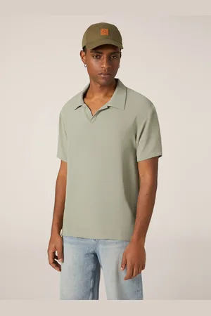 Alcott Polo in crepe con collo aperto
