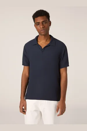 Alcott Polo in crepe con collo aperto