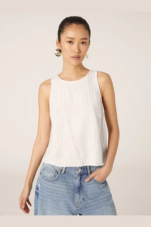 Alcott Canotta basic in misto lino
