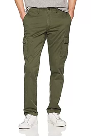 Goodthreads Slim-Fit Cargo Pant Pantaloni Casual, Deep Depth/Olive, 35W / 29L