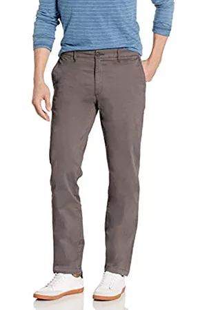 Goodthreads Marchio Amazon - , The Perfect Chino Pant, pantaloni chino elasticizzati, da uomo, aderenti, effetto lavato, comodi, Grey, 29W / 28L