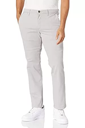 Amazon Essentials Pantaloni da uomo, elasticizzati, stile, vestibilità slim fit, kaki, , W33/L29