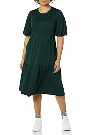 Amazon Aware Women's Fit and Flare Dress, Scarab, 3X-Large