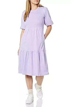 Amazon Aware Donna Vestiti - Women's Fit And Flare Dress Vestito, Lavanda, 7XL