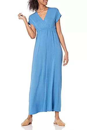 Amazon Essentials Donna Vestiti lunghi - Vestito Molto Lungo Incrociato Donna, , XL