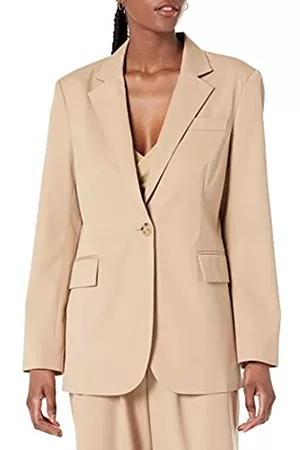 THE DROP Ramona Loose Fit Relaxed Blazer, Pietra, Large