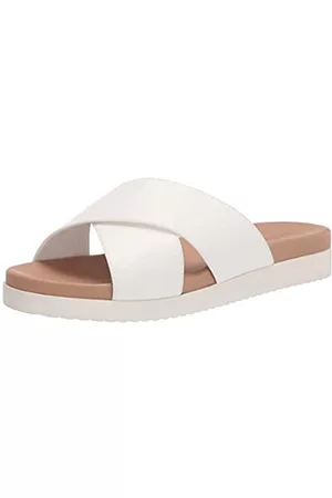 Amazon Sandalo Sportivo a Incrocio Donna, Bianco, 42 EU