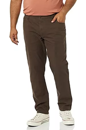 Goodthreads Chino Elasticizzati Comodi con 5 Tasche Skinny Uomo, Marrone, 28W / 32L