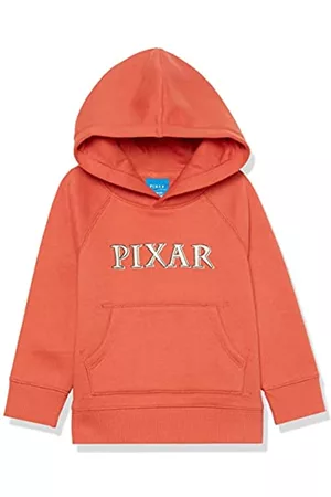 Amazon Bambini Felpe senza cappuccio - Fleece Pullover Sweatshirt Hoodies Felpa con Cappuccio in Pile, Logo Pixar, 4 Anni