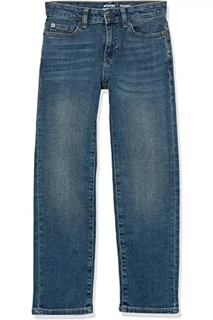 Amazon Bambini Jeans - Jeans Normali dal Taglio Dritto Bambini e Ragazzi, delavé Medio, 8 Anni