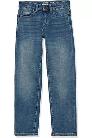 Amazon Bambini Jeans - Jeans Normali dal Taglio Dritto Bambini e Ragazzi, delavé Chiaro, 8 Anni