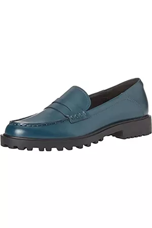 Amazon Donna Scarpe stringate e mocassini - Mocassino costruito Donna, Turchese Scuro, 43 EU