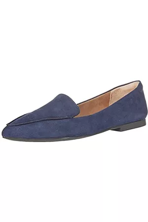 Amazon Donna Scarpe stringate e mocassini - Mocassini Bassi Donna, Blu Marino, 43 EU Larga