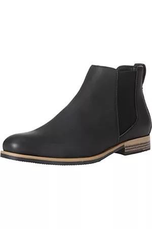 Amazon Uomo Stivaletti - Stivale Chelsea Uomo, Black Suede, 41.5 EU