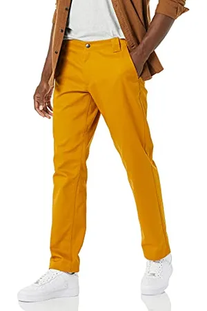 Amazon Pantaloni da Lavoro Dritti Elasticizzati Resistenti A Macchie E Pieghe Uomo, , 33W / 28L