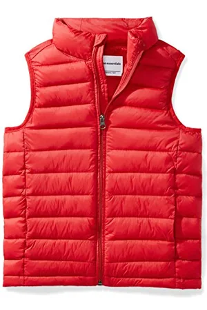 Amazon Piumino Smanicato Ripiegabile Impermeabile Leggero Bambini e Ragazzi, , 8 Anni