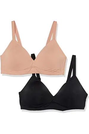Amazon Bralette Imbottita Donna, Pacco da 2, , 5XL Plus