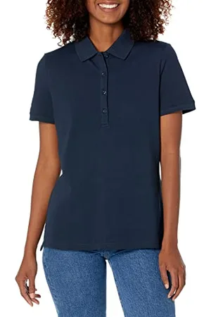 Amazon Polo A Manica Corta (Taglie Forti Disponibili) Donna, , XS
