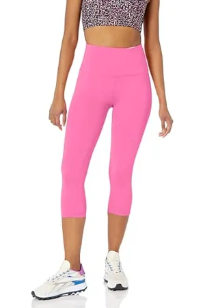 Amazon Leggings Capri Sportivi Modellanti per Allenamento a Vita Alta (Disponibili in Taglie Forti) Donna, , XL