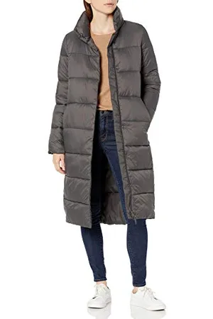Amazon Piumino Cocoon Invernale Lungo Leggero con Cerniera Integrale Impermeabile Donna, , M