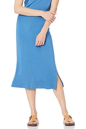 Amazon Gonna Media in Maglia con Elastico in Vita (Taglie Forti Disponibili) Donna, , M