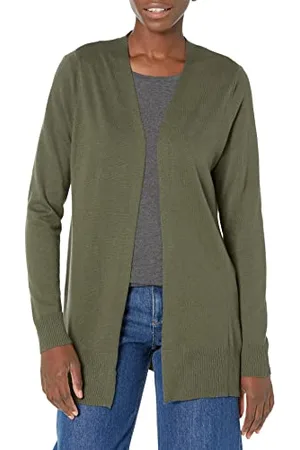Amazon Cardigan Leggero Aperto sul Davanti (Disponibile in Taglie Forti) Donna, , L