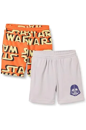 Amazon Disney | Marvel | Star Wars Pantaloncini Sportivi in Tessuto a Rete Bambini e Ragazzi, Pacco da 2, , 9 Anni