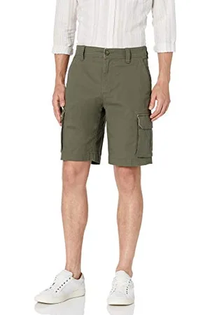 Amazon Pantaloncini Cargo Leggeri Elasticizzati Antistrappo Interno Gamba 25 cm Uomo, , 36W