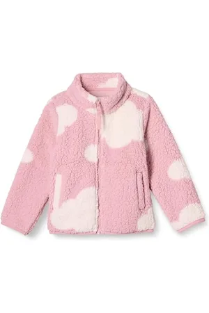 Amazon Giacca con Cerniera Integrale in Pile Sherpa Bambine e Ragazze, , 9 anni