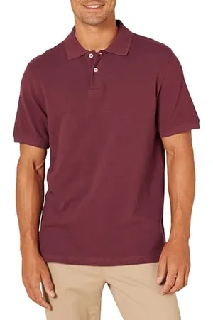 Amazon Polo in piqué di Cotone Slim Uomo, , S