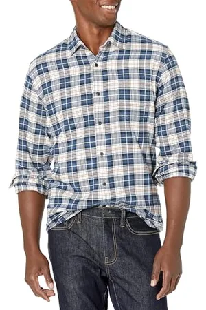 Amazon Camicia in Flanella a Maniche Lunghe (Disponibile in Taglie Extra Forti) Uomo, , XL