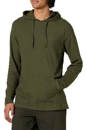 Amazon Felpa con Cappuccio Pullover Termica in Tessuto a Ringrossi a Maniche Lunghe (in precedenza Goodthreads) Uomo, , L Tall