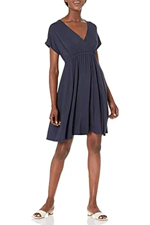 Amazon Vestito Incrociato (Taglie Forti Disponibili) Donna, , 5XL Plus
