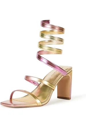 THE DROP Sandali da Donna Aimee a Spirale con Tacco, Rosa/Oro Ombre, 36 EU