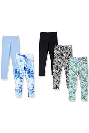 Amazon Leggings Bambine e Ragazze, Pacco da 5, , 2 Anni
