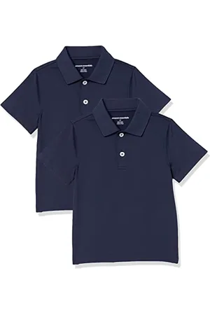 Amazon Polo Sportive da Allenamento Bambini e Ragazzi, Pacco da 2, , 11-12 Anni