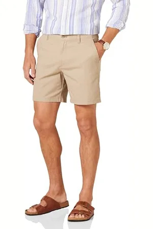 Amazon Pantaloncini Chino Elasticizzati e Aderenti da 18 cm Uomo, , 29W